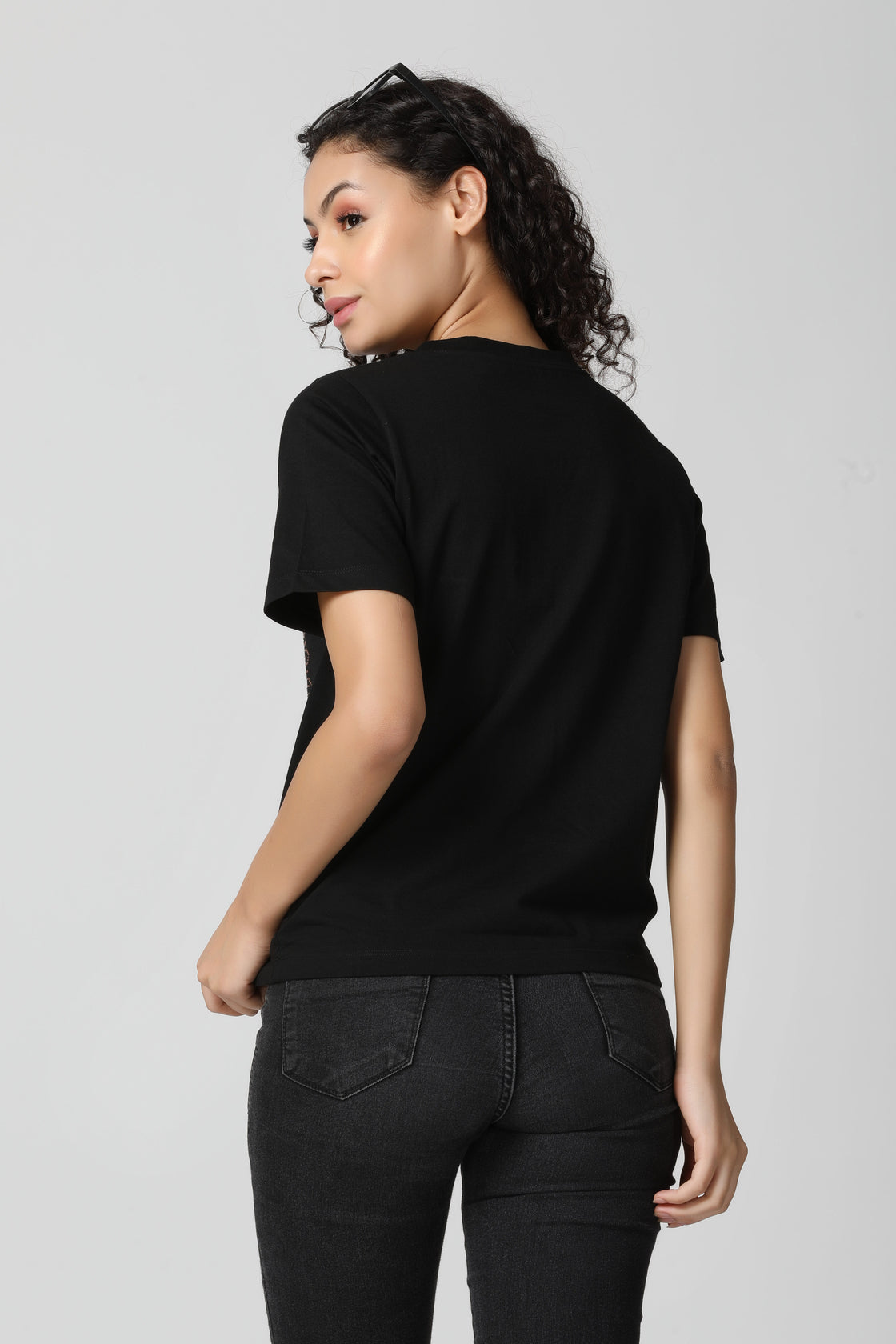 Signature Multi Color Crystal Diamond T-Shirt