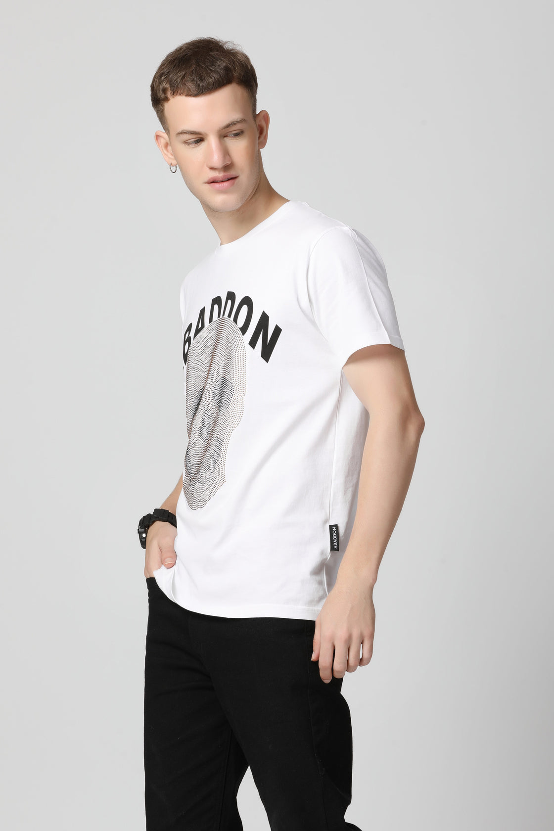 Iconic Golden Skull Crystal Diamond T-Shirt