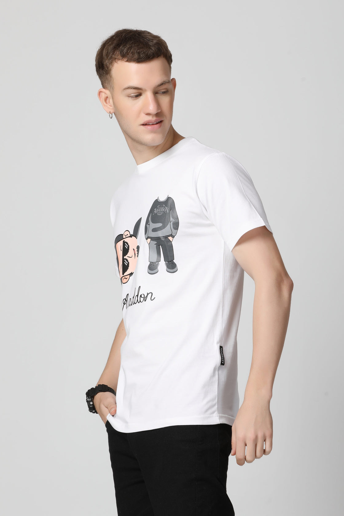 Cartoon Non-Pvc Print T-shirt