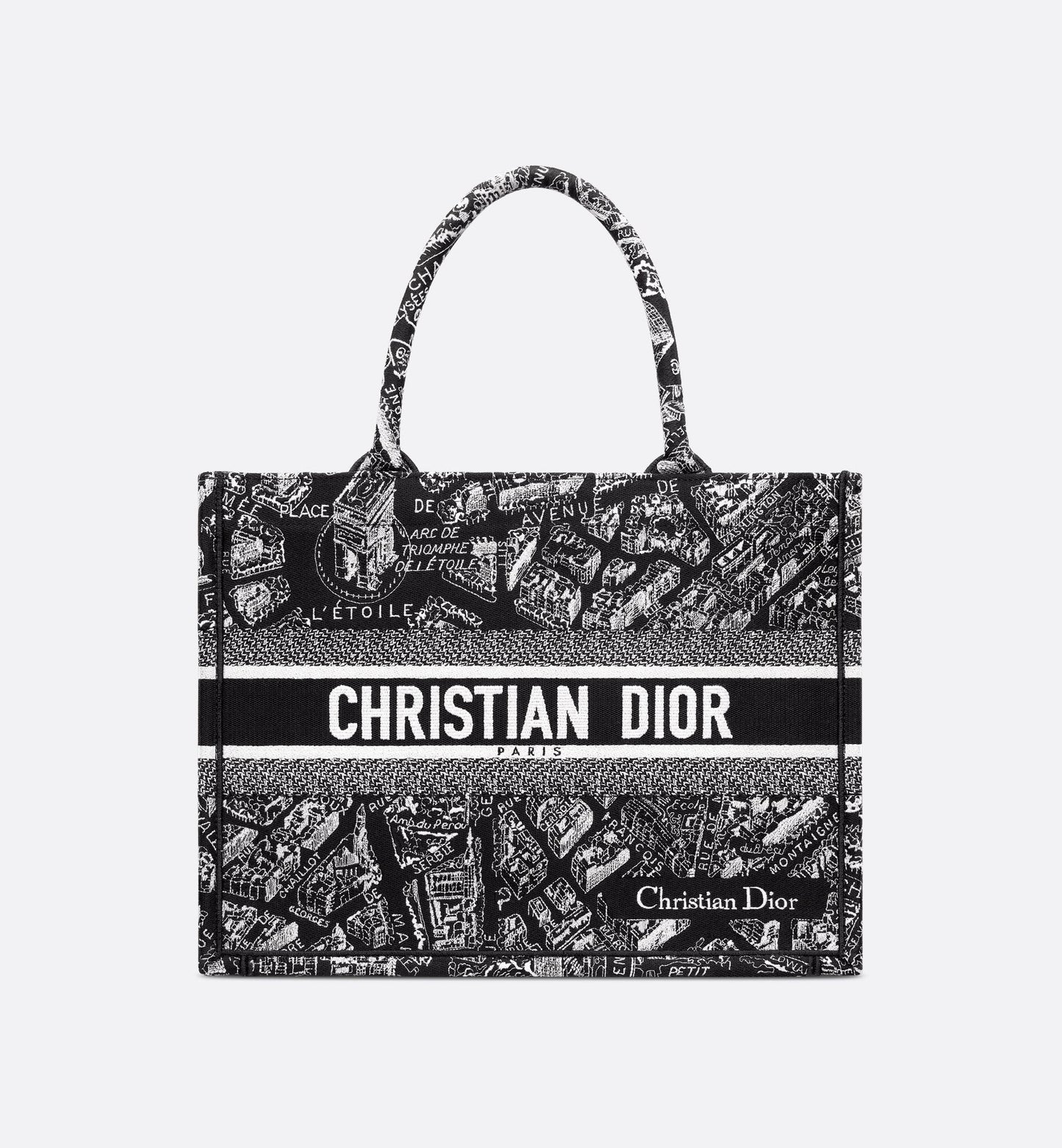 Large Lady Bag DIOR Bag (Black & White)