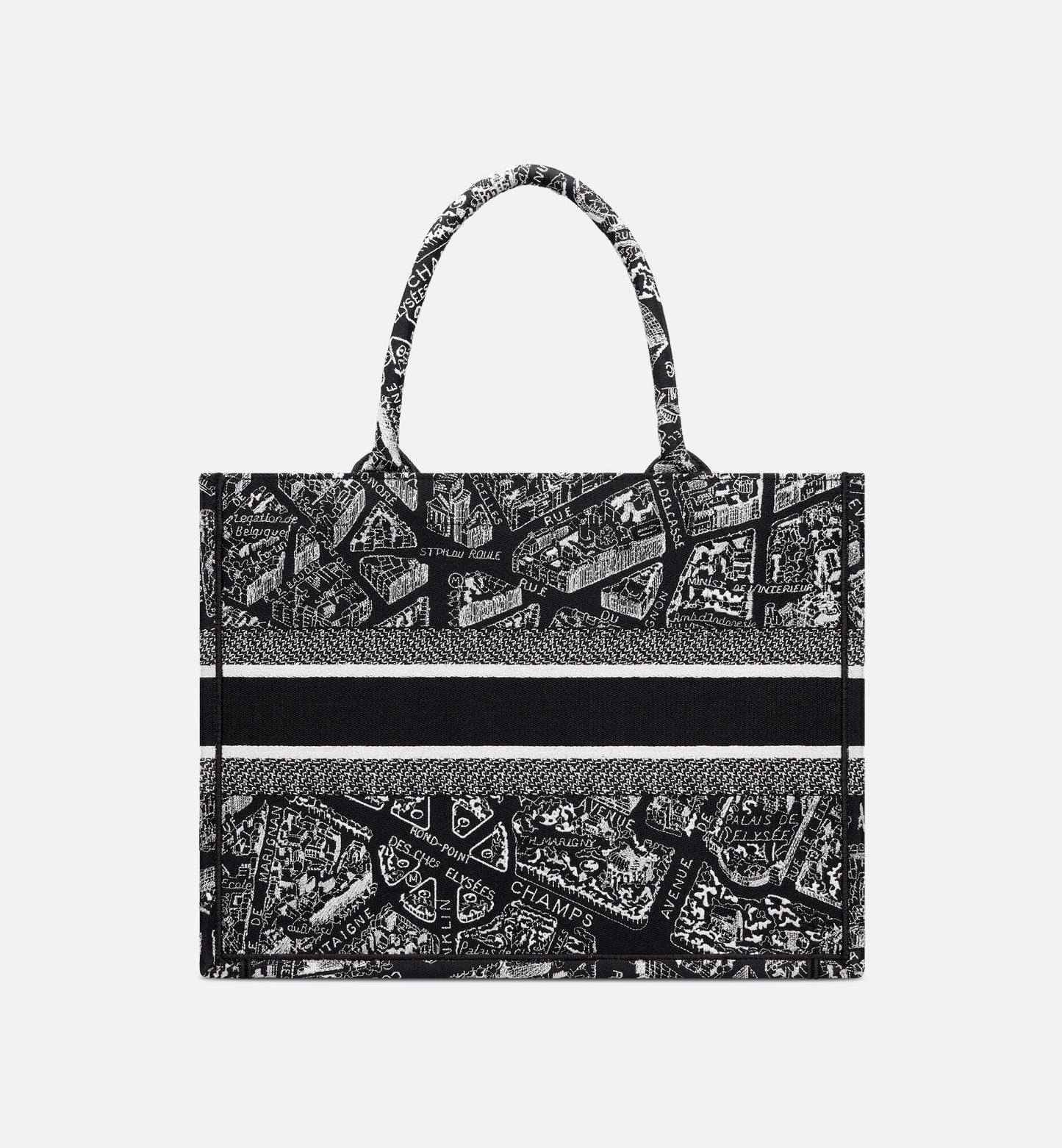 Large Lady Bag DIOR Bag (Black & White)
