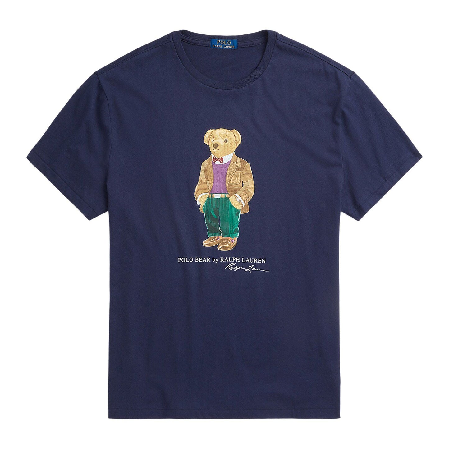 Teddy Tshirt Navy (Brown Jacket)