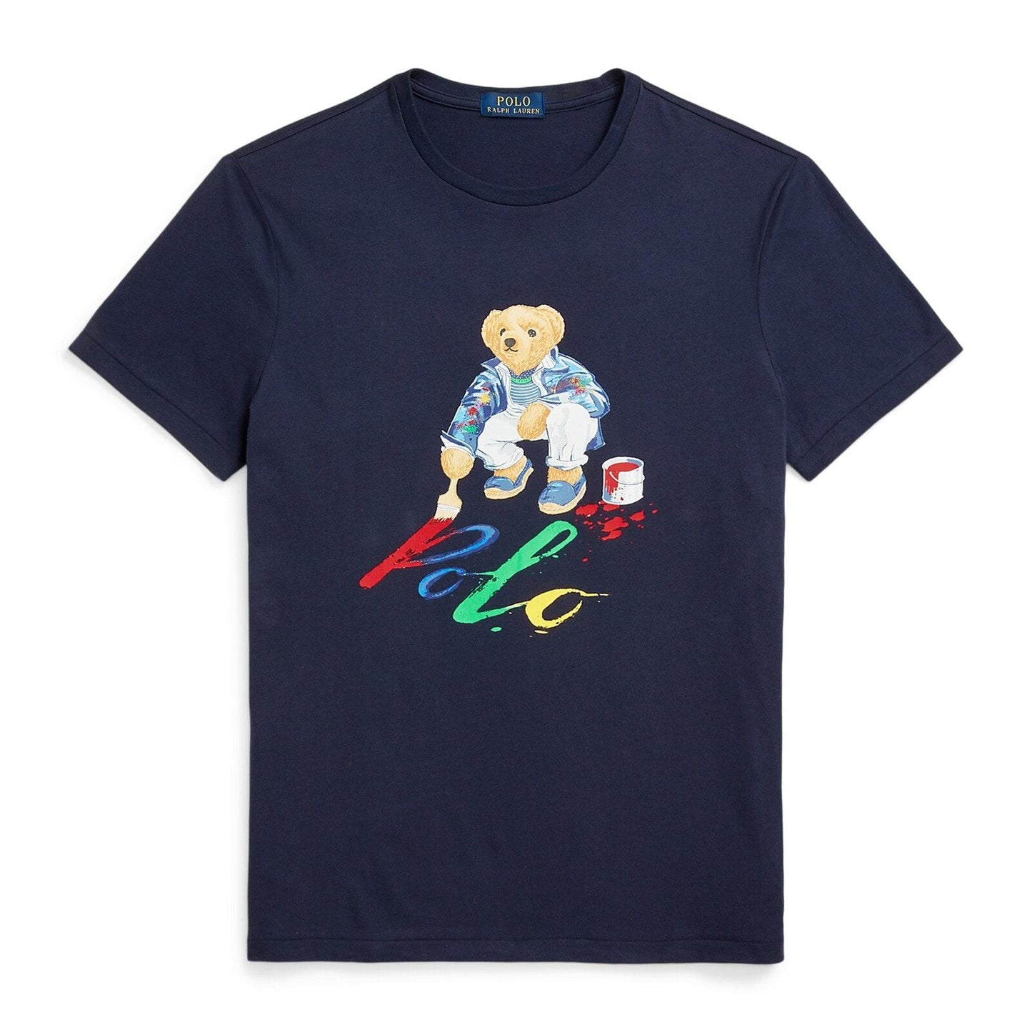 ABD Teddy Tshirt Navy (painting)
