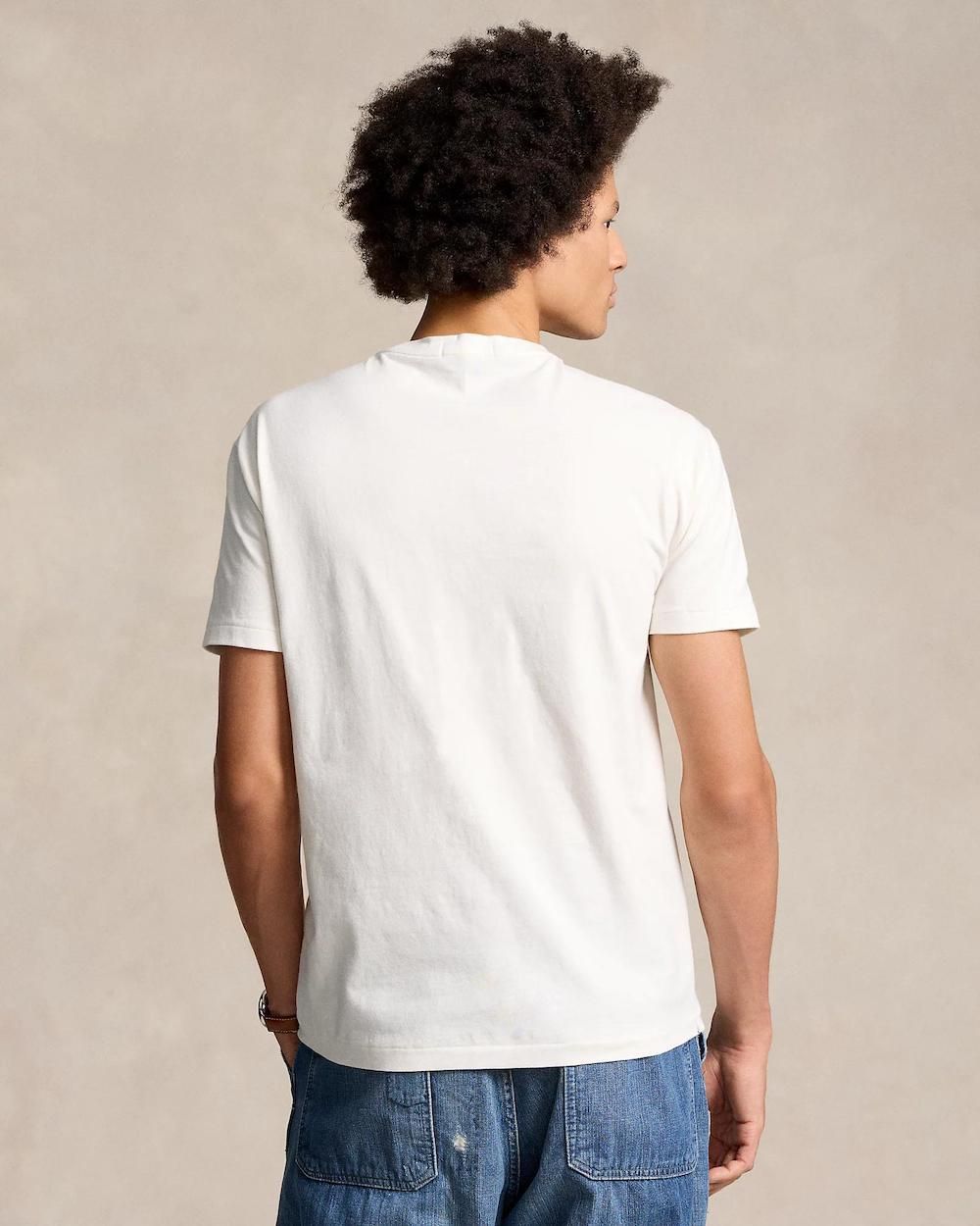 Teddy Tshirt White (blue shirt with cap)