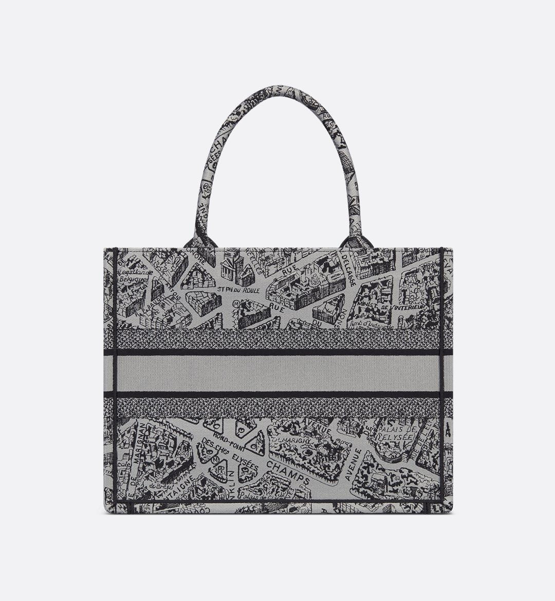 Large Lady Bag DIOR Bag (White & Black)