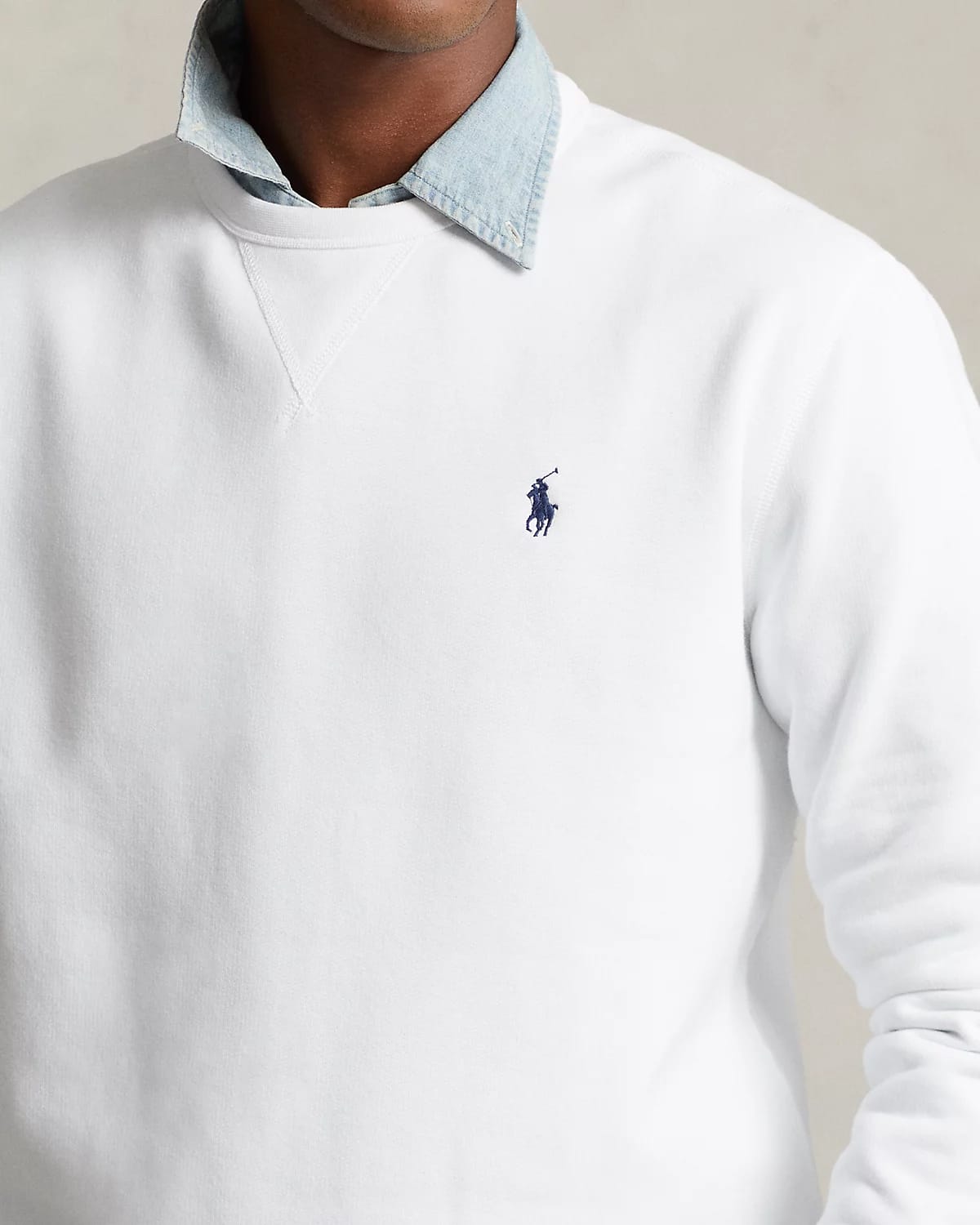 RL Fleece Sweatshirt (White)