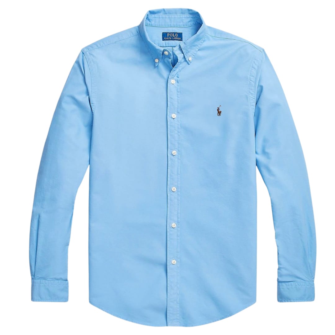Sky Blue Oxford Shirt (Multi Logo)