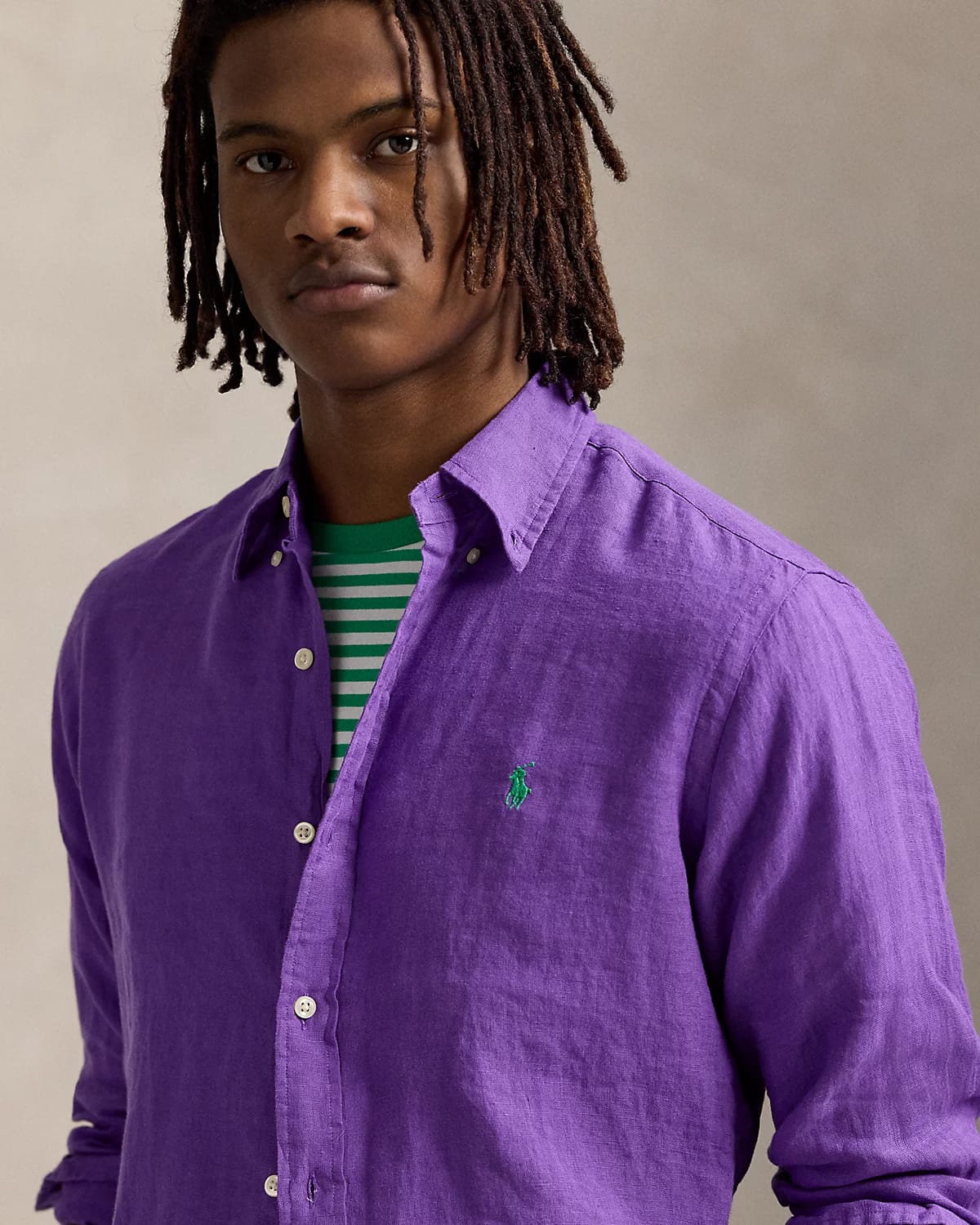 ABD Purple LINEN Shirt