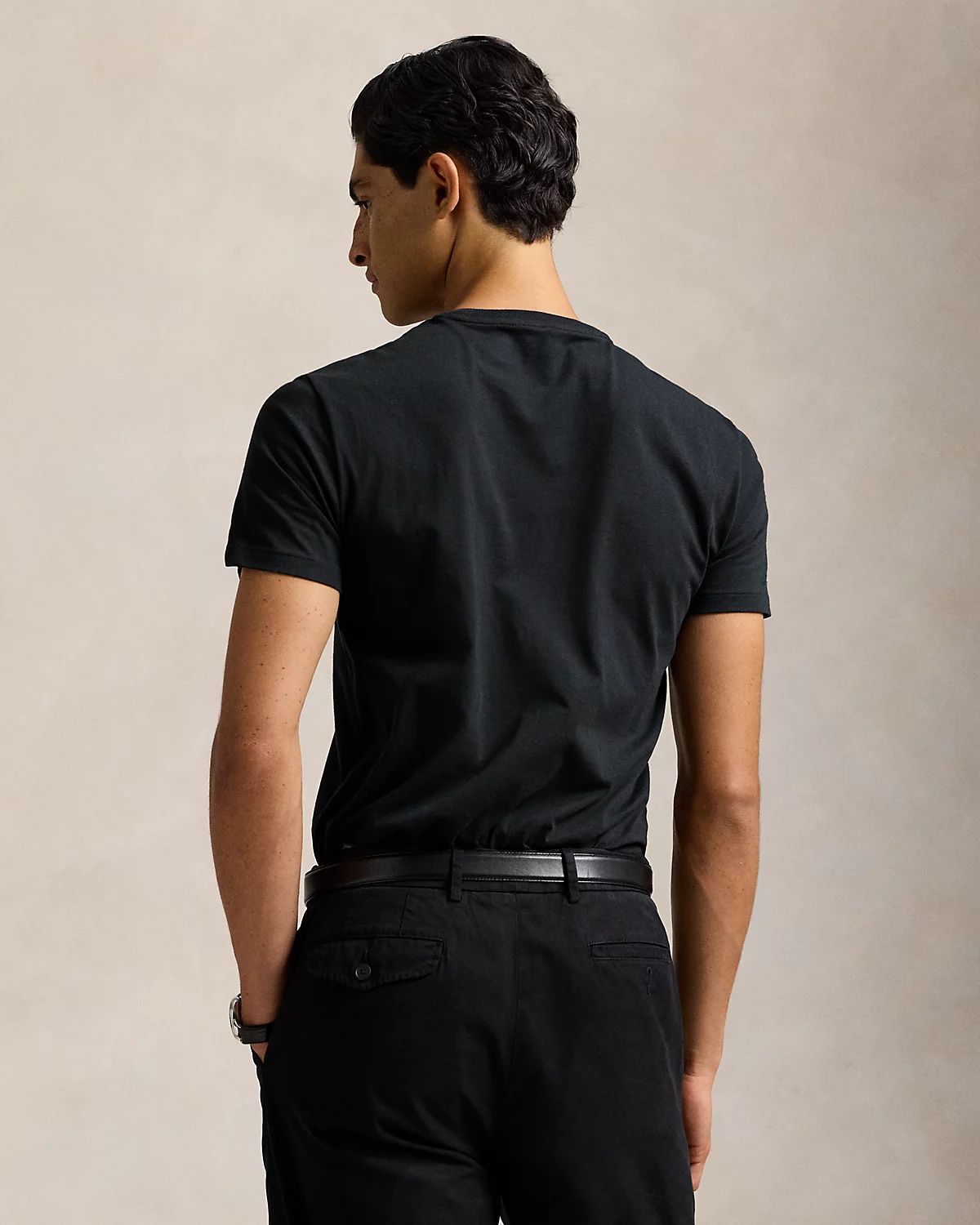 Black Crew Neck Tshirt