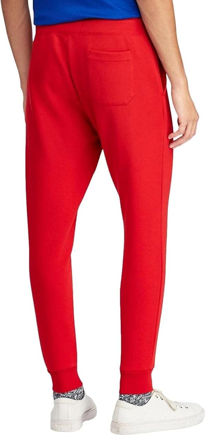 Fleece Track Pant Red (Slim Fit)