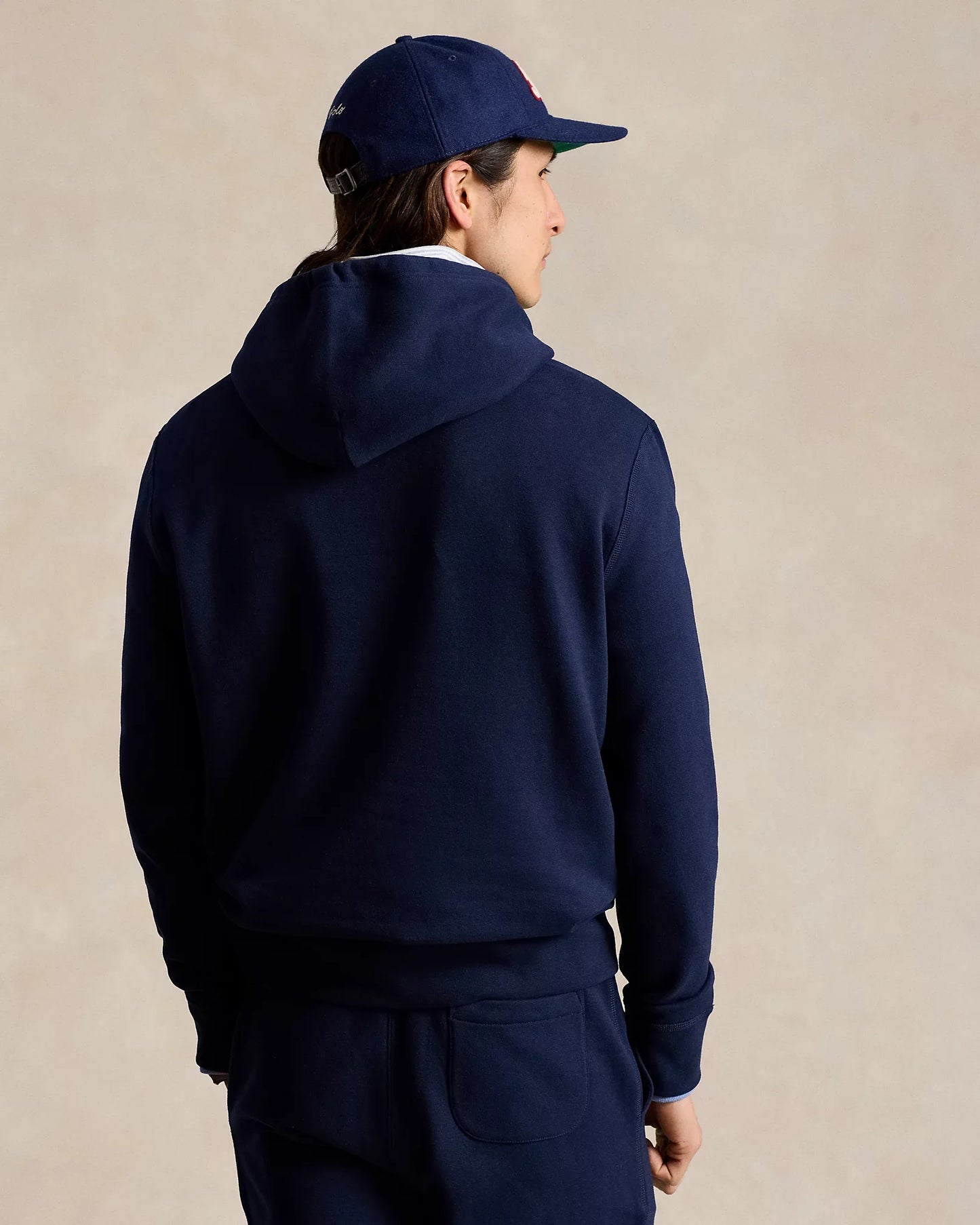 RL Fleece Hoodie (Navy Blue)