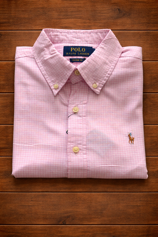 Pink gingham checks