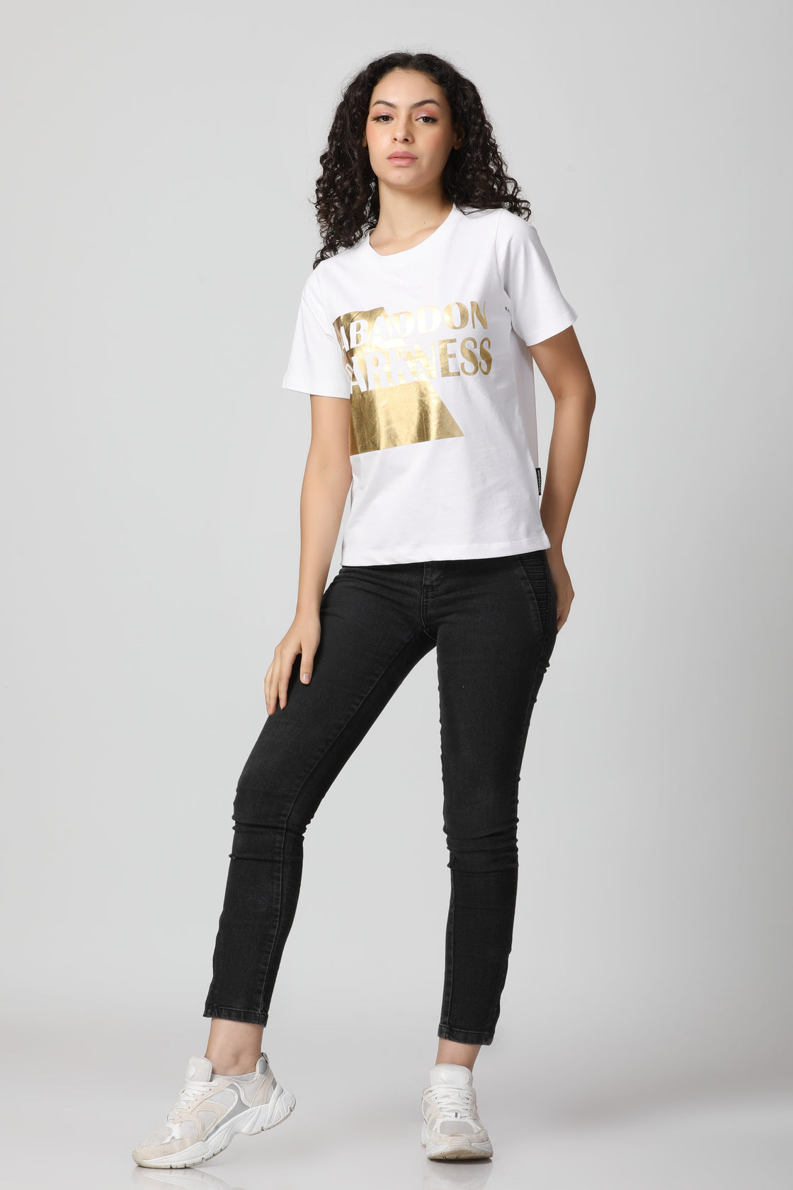 Gold Foil Box Logo T-Shirt