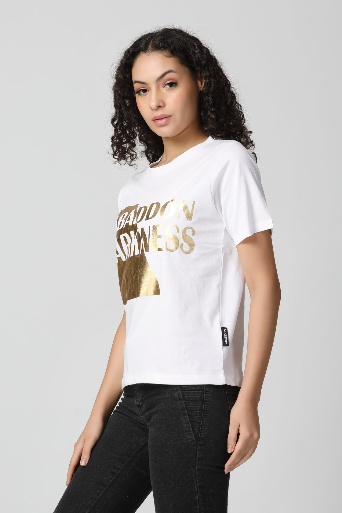 Gold Foil Box Logo T-Shirt