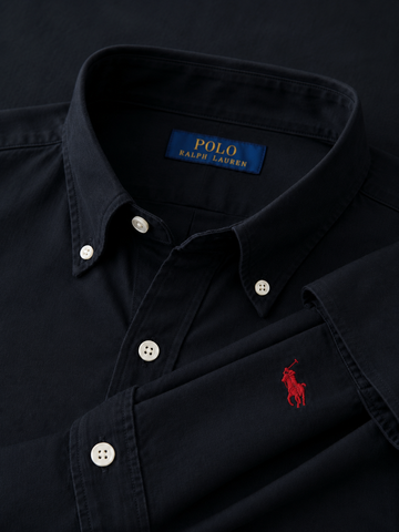 ABD Poplin Black Shirt