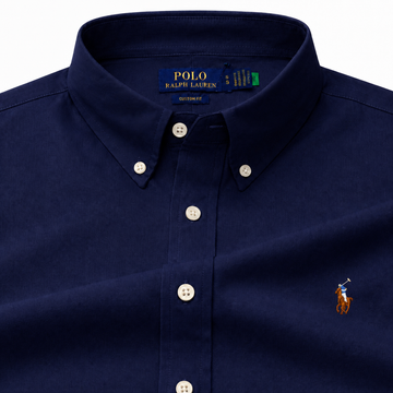 Navy Oxford Multi Logo