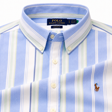 Blue big Stripes oxford shirt