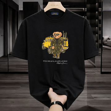 Teddy Tshirt Black (Jeep)