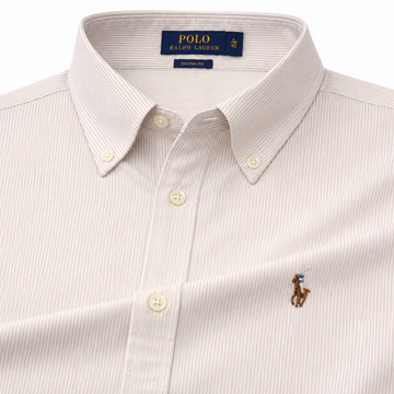 Brown Stripes oxford shirt (Pencil)