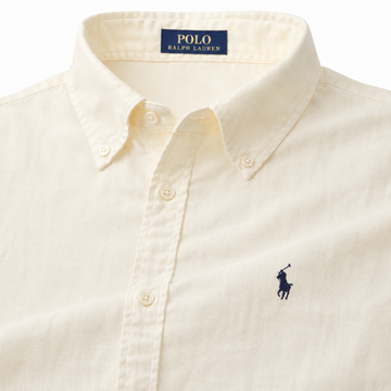 ABD Biege Yellow LINEN Shirt