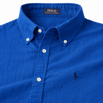 ABD Royale Blue LINEN Shirt