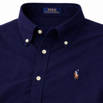 Navy Oxford Multi Logo