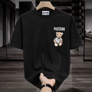 Moschino Drawn Black Teddy Tshirt