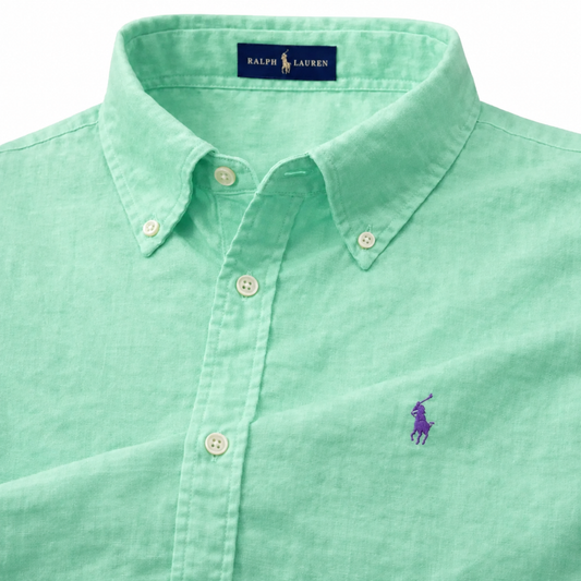 ABD Sea Green LINEN Shirt