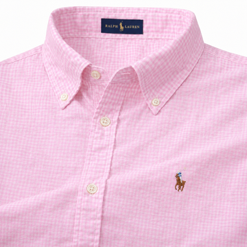 Pink gingham checks