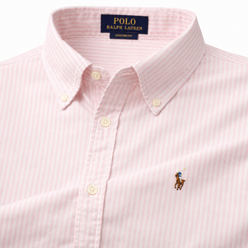 Pink Stripes oxford shirt