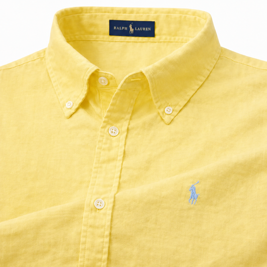 ABD Lemon Yellow LINEN Shirt