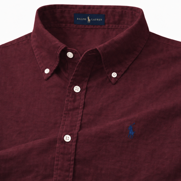 ABD Poplin Wine Shirt
