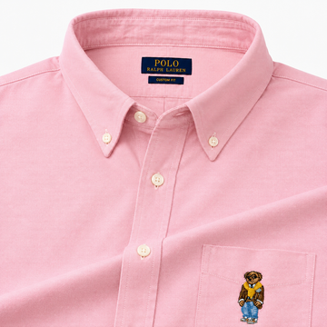 RL Pink teddy oxford shirt