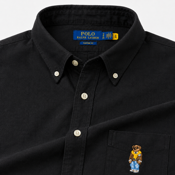 RL Black teddy oxford shirt