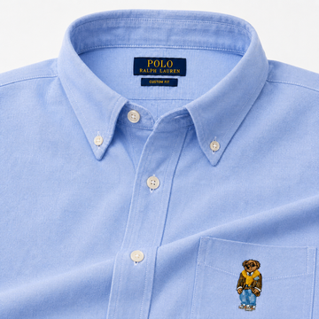 RL Aqua blue teddy oxford shirt