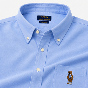 RL Sky dark teddy oxford shirt