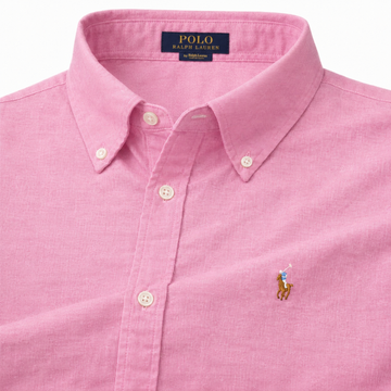 Peach Shirt Multi Logo