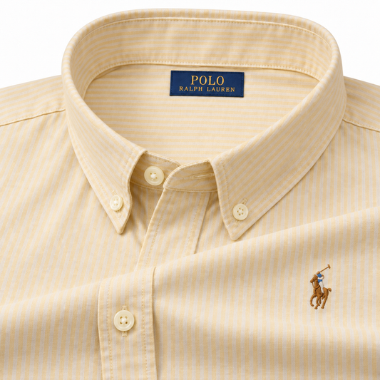 Yellow Stripes oxford shirt