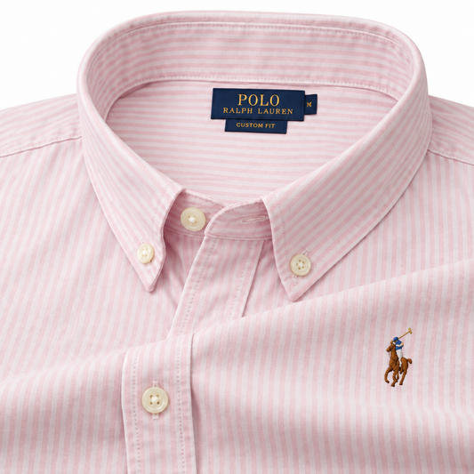Pink Stripes oxford shirt