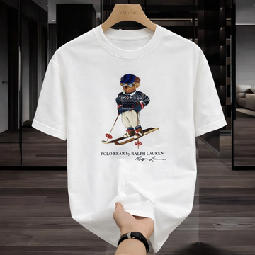 ABD Teddy Tshirt White (ski)
