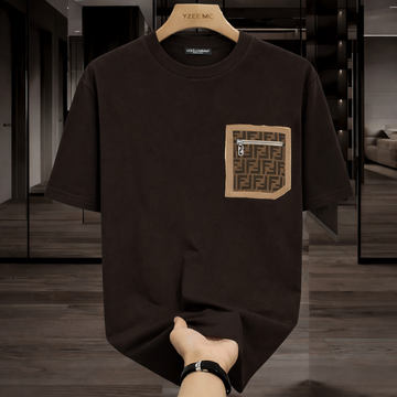 Fendi Pocket T-shirt Brown