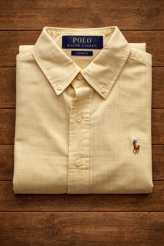 RL yellow gingham checks