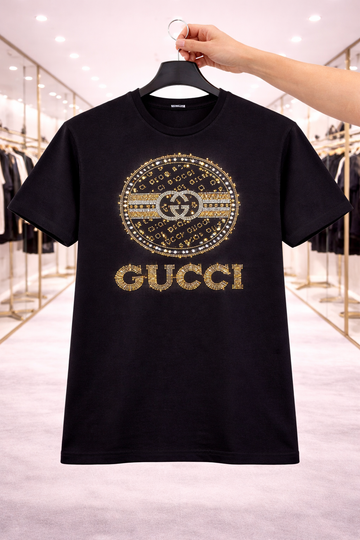 Gucci diamond Tshirt Black (Supima Cotton)