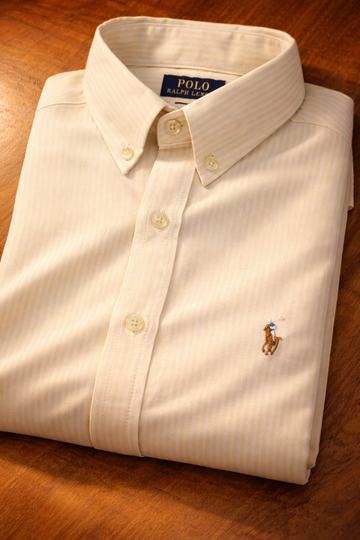 Yellow Stripes oxford shirt