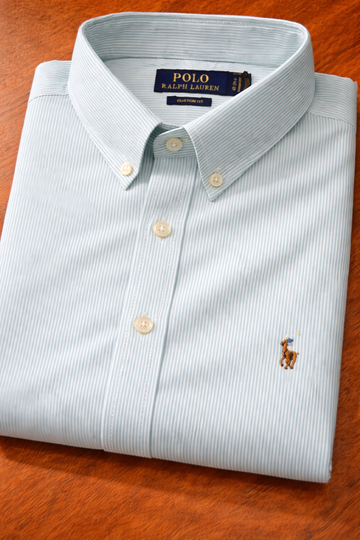Green Stripes oxford shirt (Pencil)