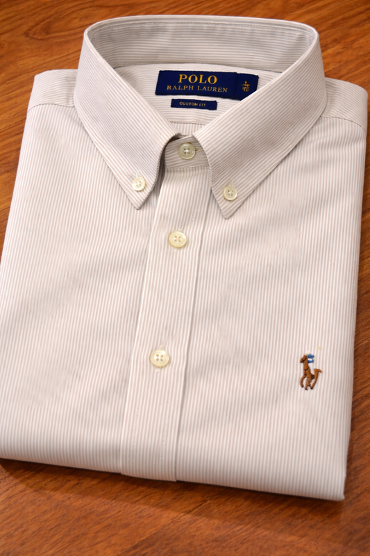 Brown Stripes oxford shirt (Pencil)