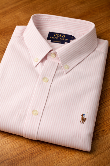 Pink Stripes oxford shirt