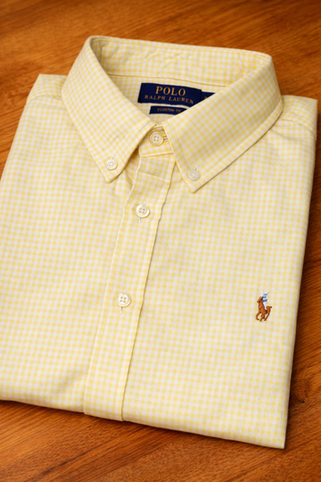 RL yellow gingham checks