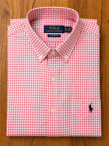 RL Shirt Pink Checks