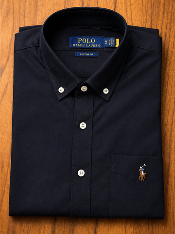 RL Shirt Black with Pocket